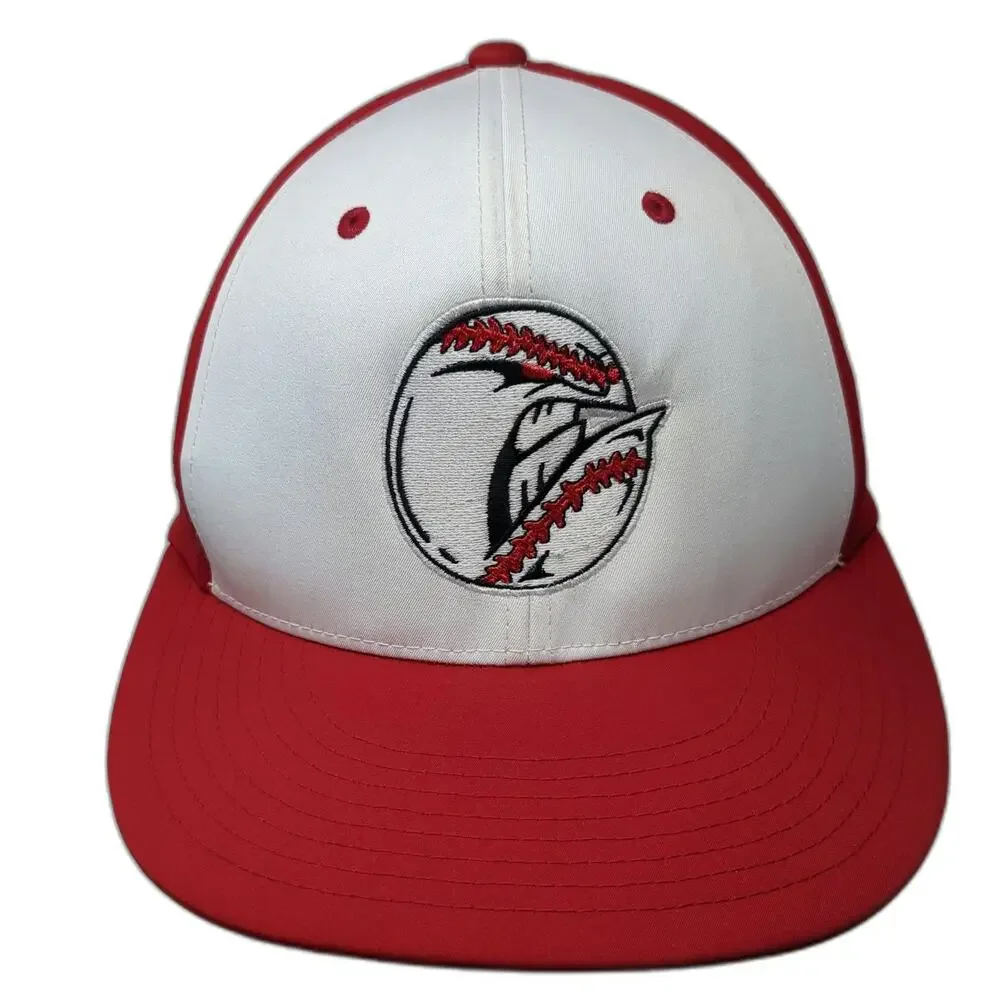 EvoShield Baseball Cap Red White M Warriors Perforated Flexfit Team Logo hat